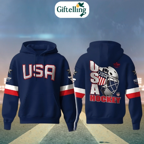 4 Nations Face-Off 2025 USA Hoodie InspirDG