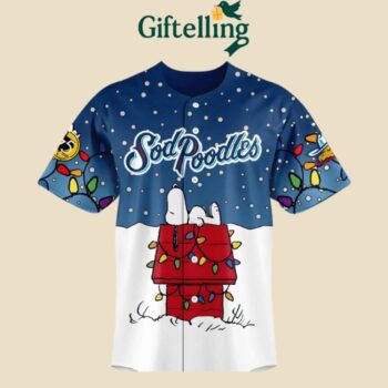 Amarillo Sod Poodles Christmas in July Jersey MajestyWears