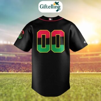 The Birmingham Barons Juneteenth 2025 Baseball Jersey is a limited edition