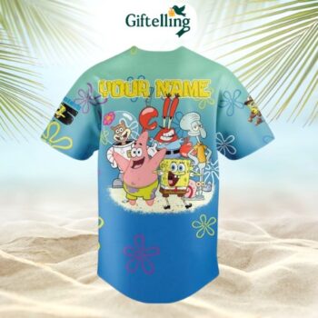 The Chicago Cubs SpongeBob 25th Anniversary Jersey is a wearable party