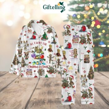 Grooted in Holiday Spirit – Marvel Christmas Pajamas Set