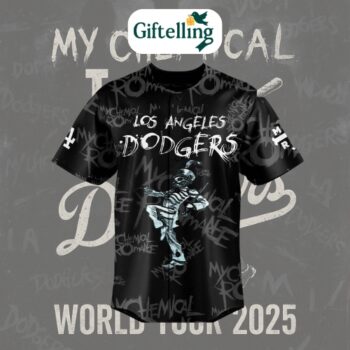 MCR x Dodgers 2025 Epic Concert Baseball Jersey