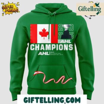 Celebrate championship glory with the official Abbotsford Canucks 2025 CCM AHL Champions Hoodie that commemorates this historic victory
