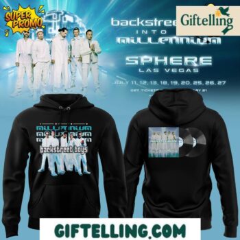 Backstreet Boys x Las Vegas Black Hoodie Tour 2025 Special Edition