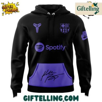 Barcelona x Kobe Bryan Hoodie Special Edition that honors the legendary Mamba Mentality and its connection to global athletic excellence