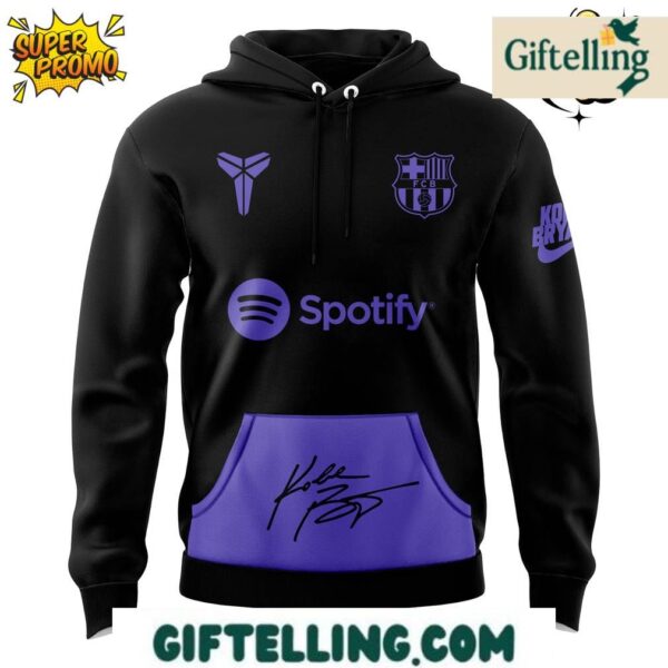 Barcelona x Kobe Bryan Hoodie Special Edition that honors the legendary Mamba Mentality and its connection to global athletic excellence