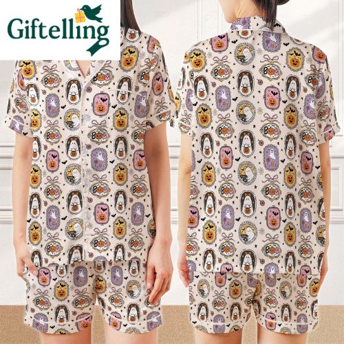 Boo Ghost Halloween Pajamas has available in sizes XS through 5XL