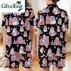 Ghost Pajama Set Halloween Sleepwear Book Lovers Spooky Satin