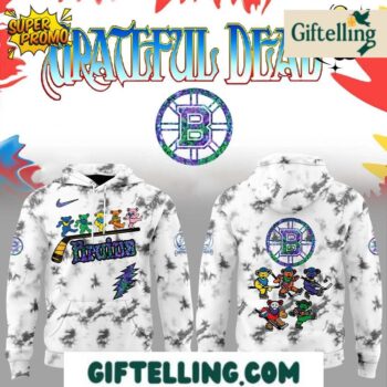 Boston Bruins x Grateful Dead Night Hoodie 2025 Special Edition