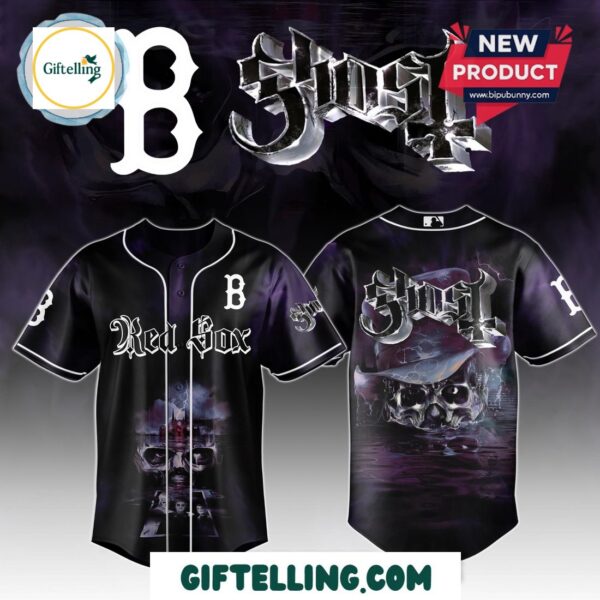 Boston Red Sox MLB GHOST Skeletour World Tour 2025 Baseball Jersey