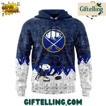 Buffalo Sabres 75th Anniversary of Peanuts Limited Edition Hoodie