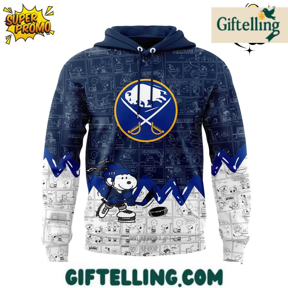 Buffalo Sabres 75th Anniversary of Peanuts Limited Edition Hoodie