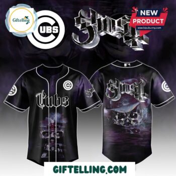 Chicago Cubs MLB GHOST Skeletour World Tour 2025 Baseball Jersey