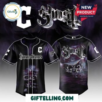 Cleveland Guardians MLB GHOST Skeletour World Tour 2025 Baseball Jersey