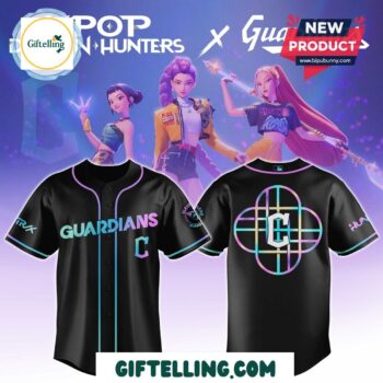 Cleveland Guardians MLB x KPop Demon Hunters Baseball Jersey