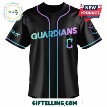 Witness the ultimate cultural fusion with the Cleveland Guardians MLB x KPop Demon Hunters Baseball Jersey