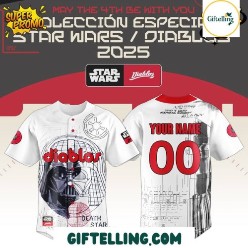 Diablos Rojos x Star War Custom Jersey 2025