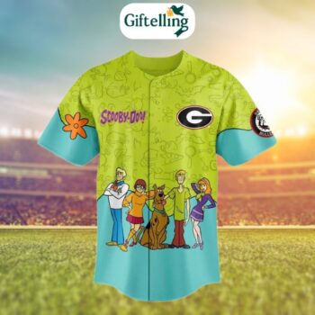 This Georgia Bulldogs Scooby Doo 2025 Custom Jersey is the perfect mash-up of cartoon