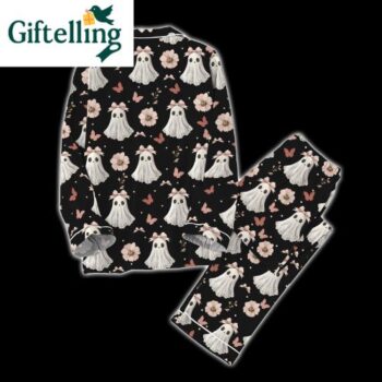 Ghost Pajamas Set for Women Halloween has available in women's sizes XS through 5XL