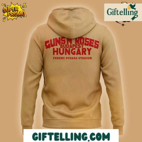 Guns N Roses Limited Edition Hoodie 2025 For Fans Budapest Hungary