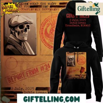 Guns N Roses Norway Tonight marks our first time in Trondheim Hoodie