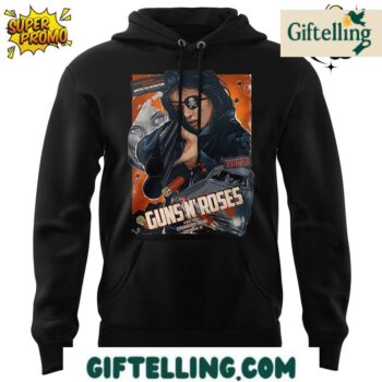 Experience Scandinavian rock excellence with the Guns N' Roses World Tour Hoodie 2025 in Stockholm Special Edition