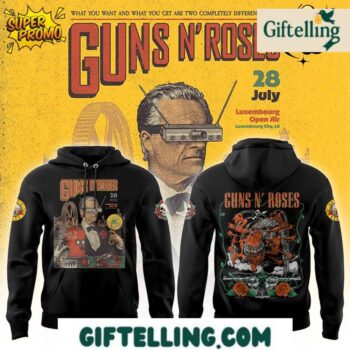 Guns N' Roses Luxembourg Tour 2025 Hoodie