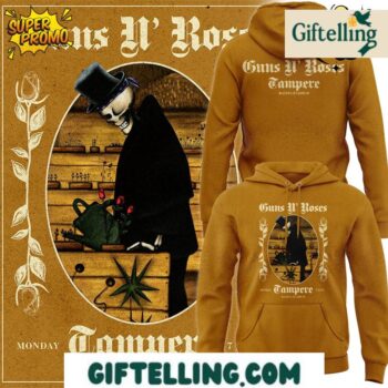 Guns N' Roses Tampere Hoodie Tour 2025 For Fans!