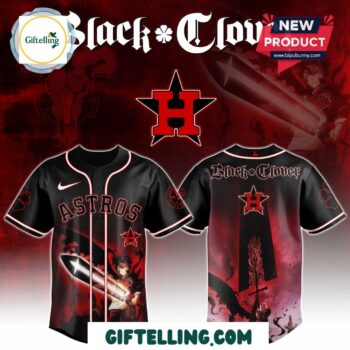 Houston Astros MLB x Black Clover Limited Edition Jersey