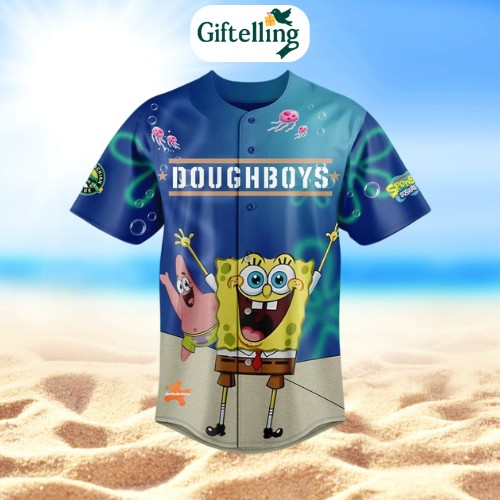 SpongeBob Squarepants Baseball Jersey brings Bikini Bottom flair to the baseball field