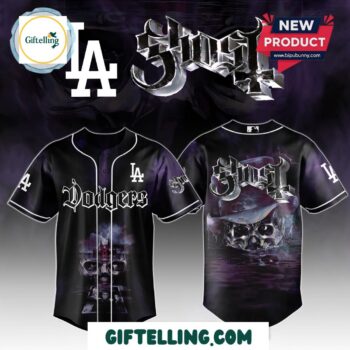 LA Dodgers MLB GHOST Skeletour World Tour 2025 Baseball Jersey