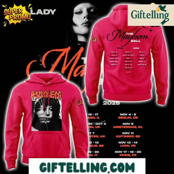 Lady Gaga The Mayhem Ball Tour 2025 Hoodie