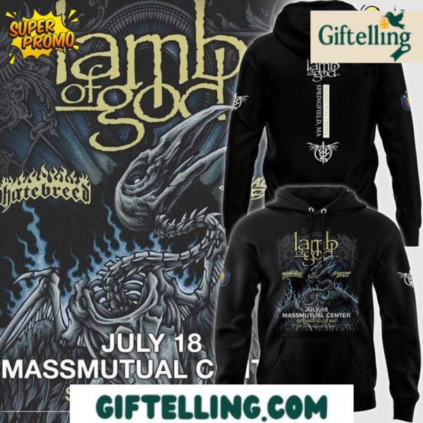 Lamb of God Tour 2025 at Springfield Hoodie Special Edition