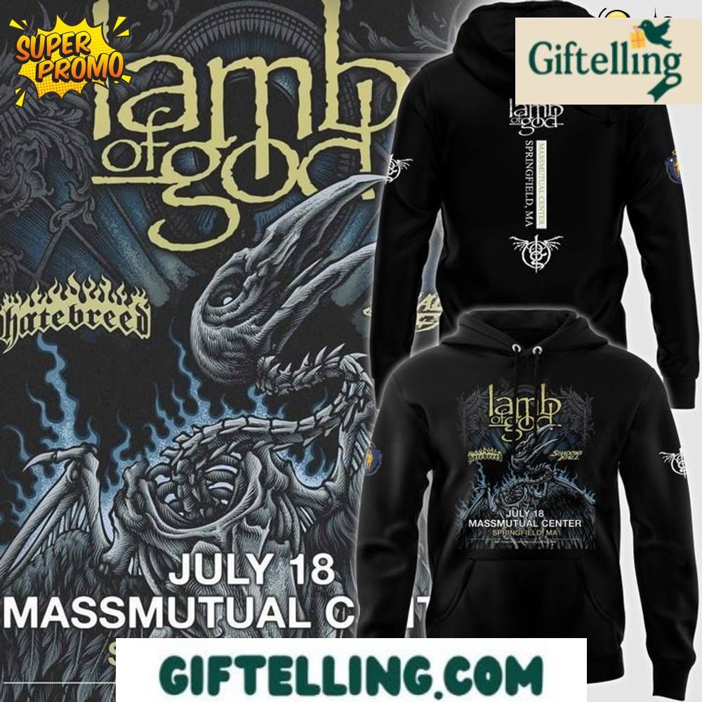 Lamb of God Tour 2025 at Springfield Hoodie Special Edition