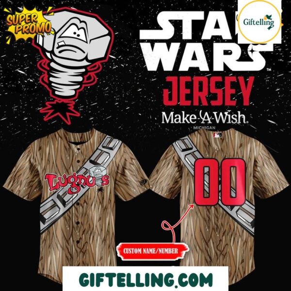 Lansing Lugnuts baseball jersey 2025 Galactic edition