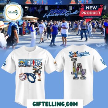 Los Angeles Dodgers x One Piece Special Edition Baseball Jersey