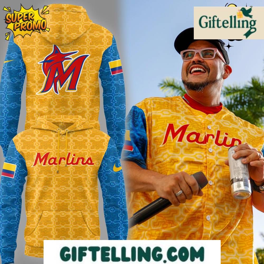 Miami Marlins Colombian Heritage Hoodie Special Edition
