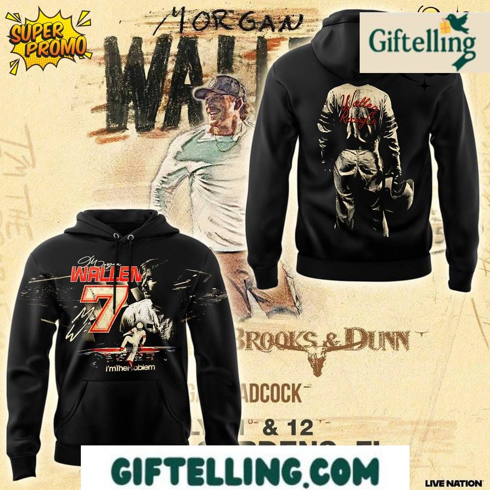 Morgan Wallen I'm The Problem Hoodie Tour 2025 Limited Edition