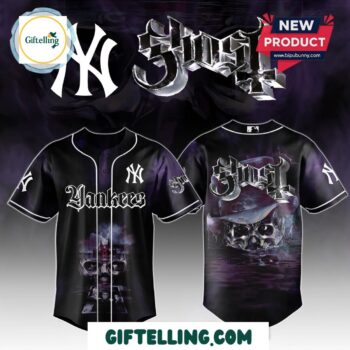 New York Yankees MLB GHOST Skeletour World Tour 2025 Baseball Jersey