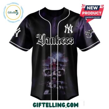 Rule the supernatural empire with the New York Yankees GHOST Skeletour World Tour 2025 baseball jersey