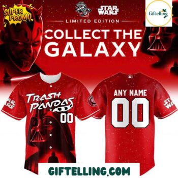 Rocket City Trash Pandas Star Wars Baseball Jersey 2025
