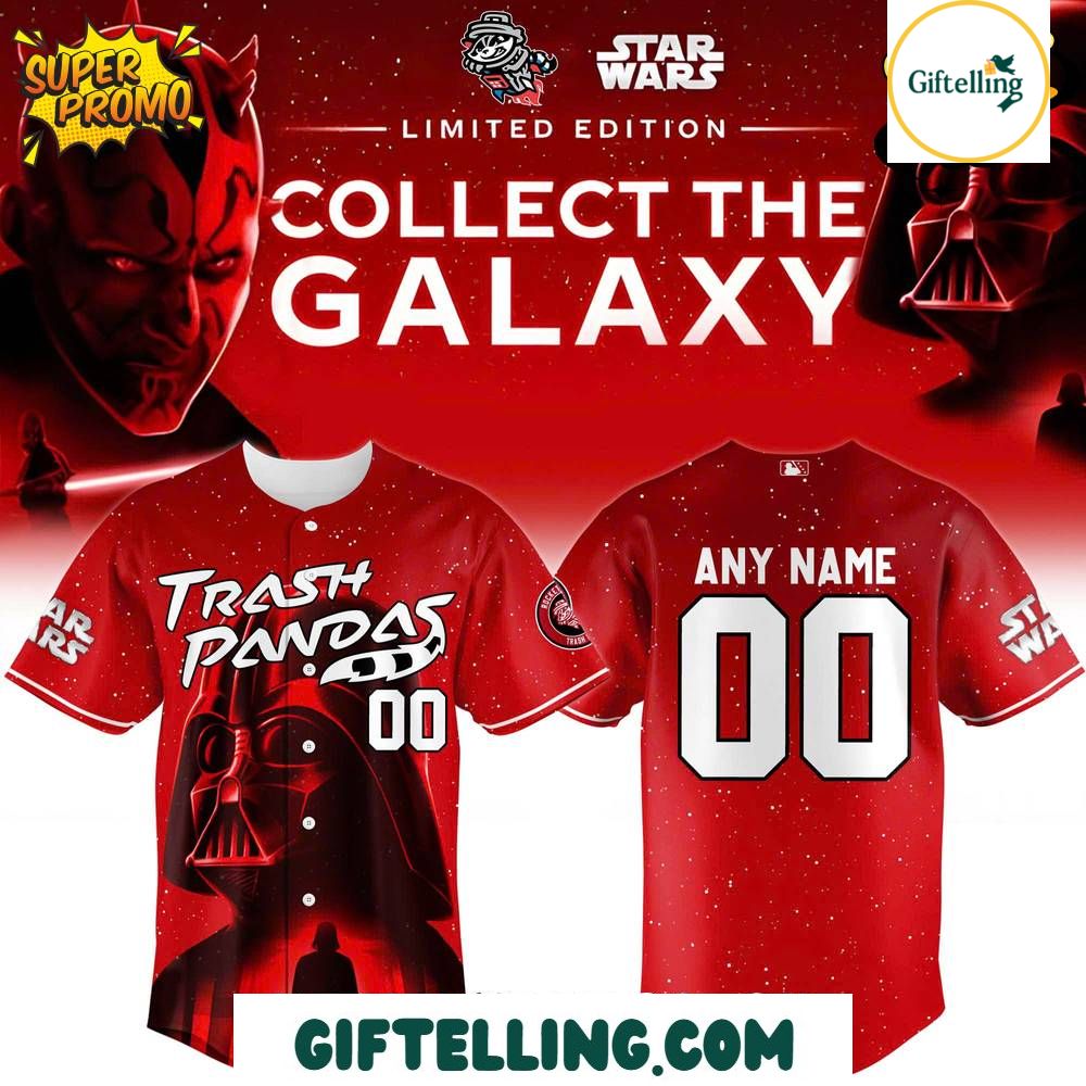 Rocket City Trash Pandas Star Wars Baseball Jersey 2025