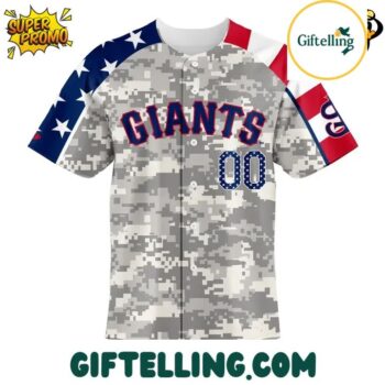 Dedication runs deeper than fabric in the San Jose Giants Military 2025 Limited Edition Jersey