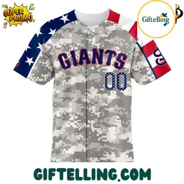 Dedication runs deeper than fabric in the San Jose Giants Military 2025 Limited Edition Jersey
