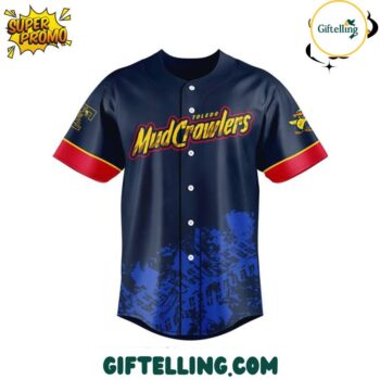 Maturity meets the ground level with the Toledo Mud Hens Crawlers Adult Replica Jersey