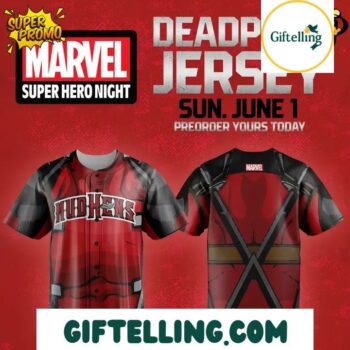 Toledo Mud Hens Deadpool Marvel Specialty Jersey