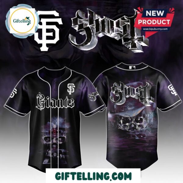 San Francisco Giants MLB GHOST Skeletour World Tour 2025 Baseball Jersey