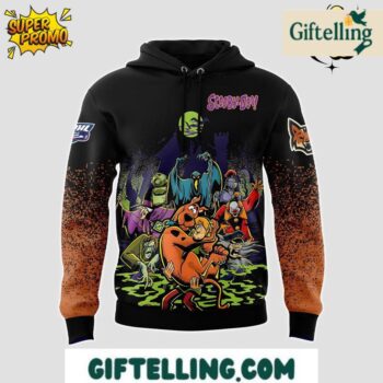 The Fayetteville Marksmen ScooBy-Doo Night Hoodie creates an extraordinary fusion of professional hockey excitement and beloved cartoon nostalgia