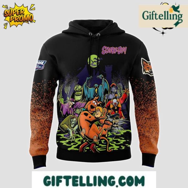 The Fayetteville Marksmen ScooBy-Doo Night Hoodie creates an extraordinary fusion of professional hockey excitement and beloved cartoon nostalgia