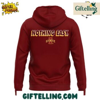The Big 12 Champions design of this Iowa State Cyclones 2025 Hoodie showcases conference championship imagery alongside Cyclones team identity